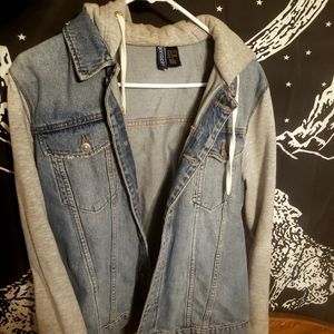 denim hoodie jacket